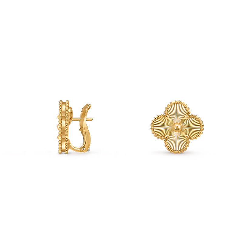 [ElanLuxe Jewelry]CLOVER 15MM MOP EARRINGS COLLECTION