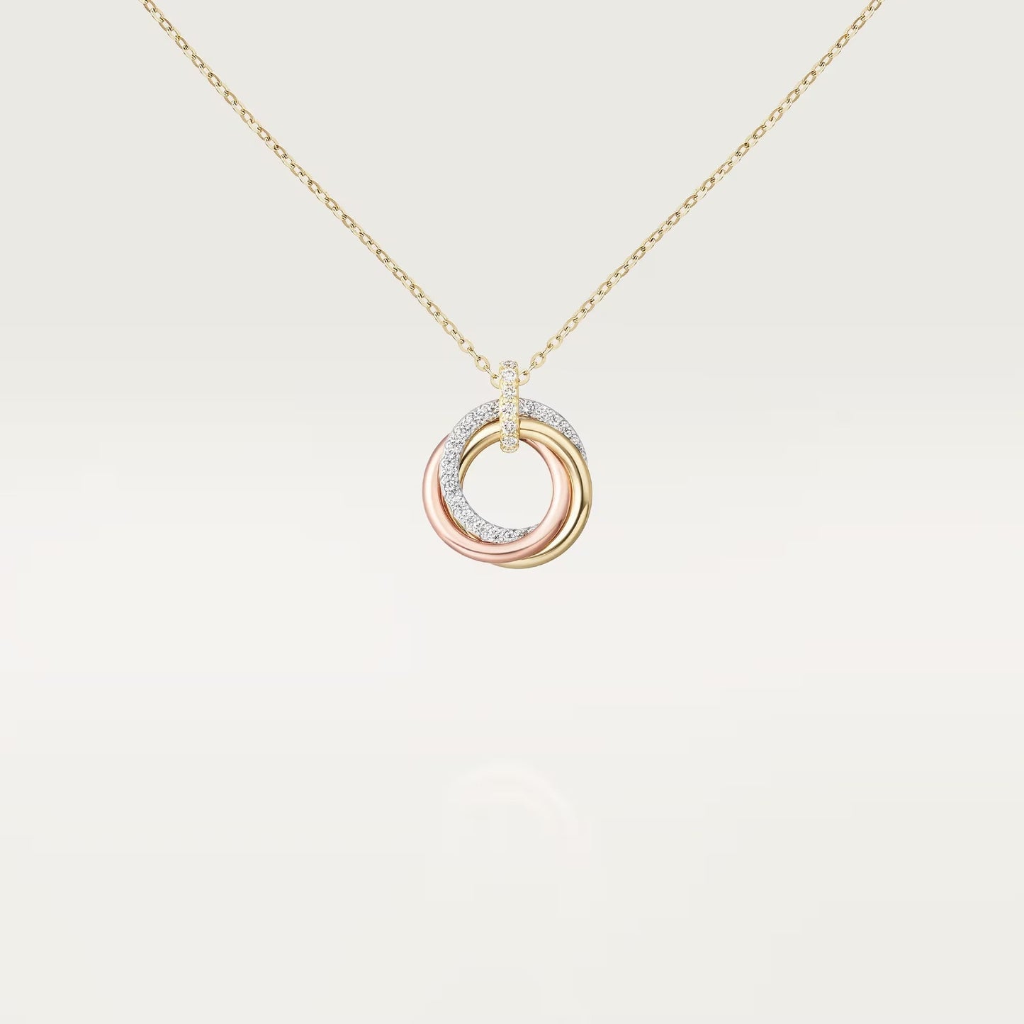 [ElanLuxe Jewelry]TRINITY SMALL NECKLACE