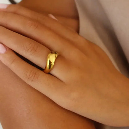 [ElanLuxe]Lana Formless Gold Ring