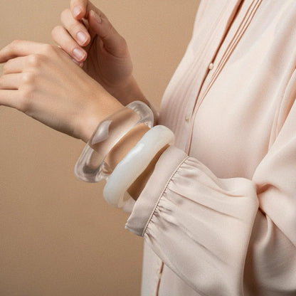[ElanLuxe]Avaria Acrylic Bangle