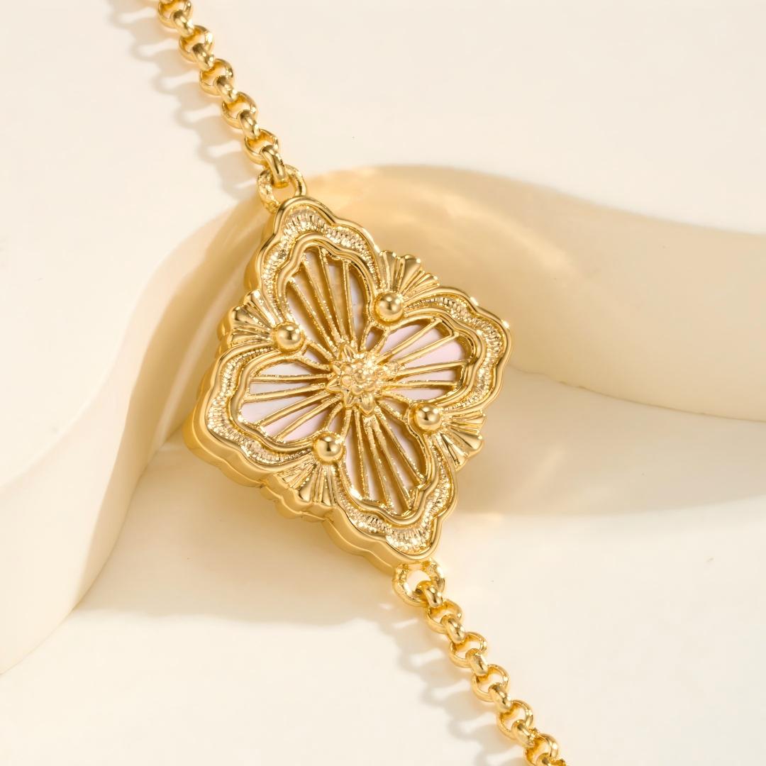 [ElanLuxe Jewelry JEWELRY] OPERA TULLE ENAMEL BRACELET