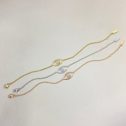 [ElanLuxe Jewelry]Lucky Eye Pave-Set Diamond Bracelet