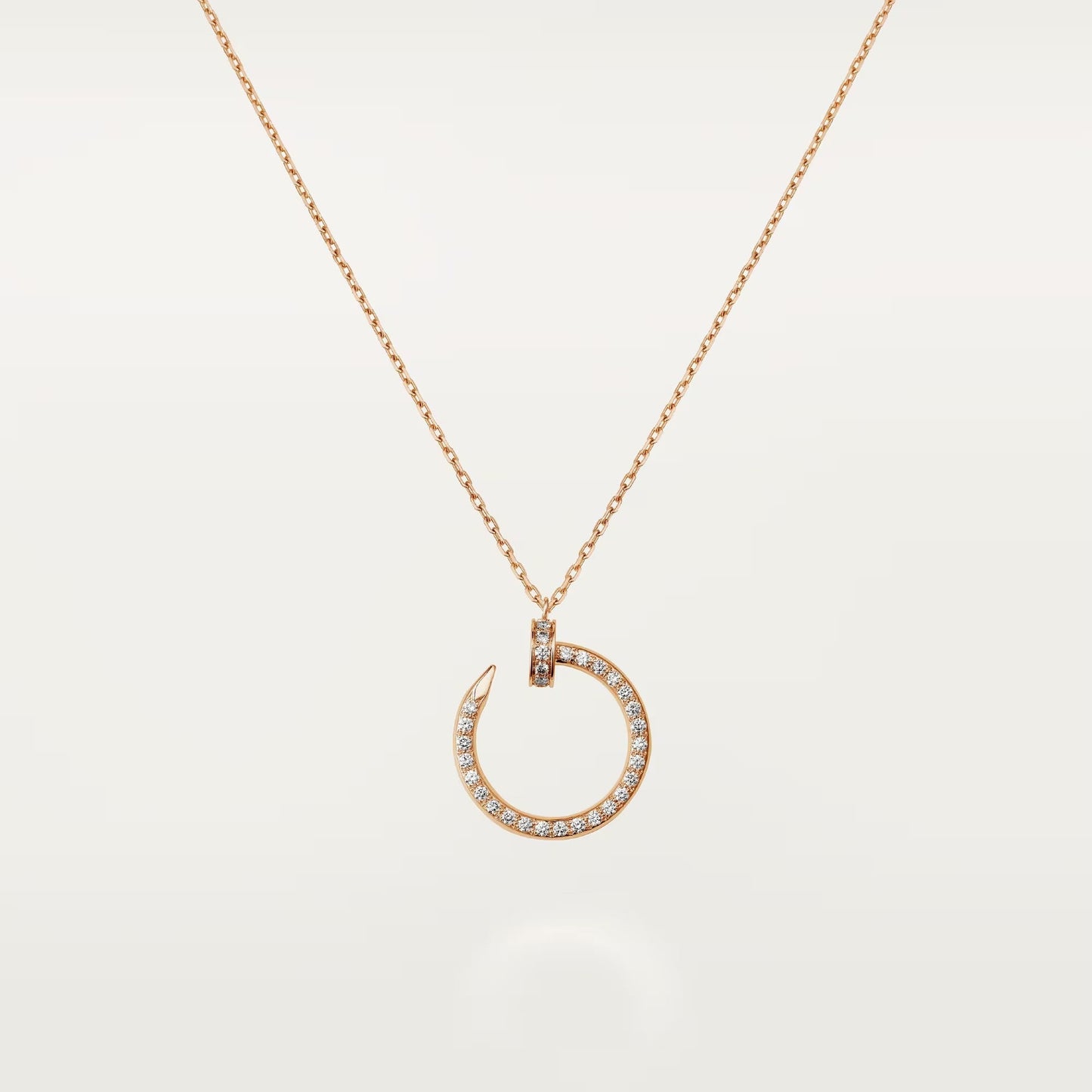 [ElanLuxe Jewelry]JUSTE NECKLACE FULL DIAMOND