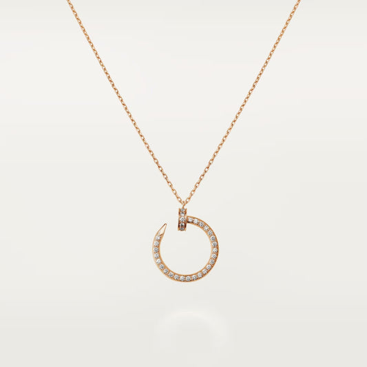 [ElanLuxe Jewelry]JUSTE NECKLACE FULL DIAMOND