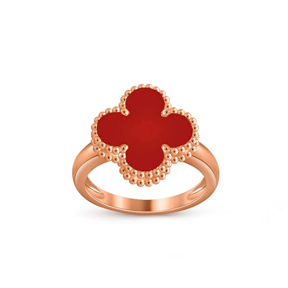 [ElanLuxe Jewelry]CLOVER RING ROSE GOLD COLLECTION