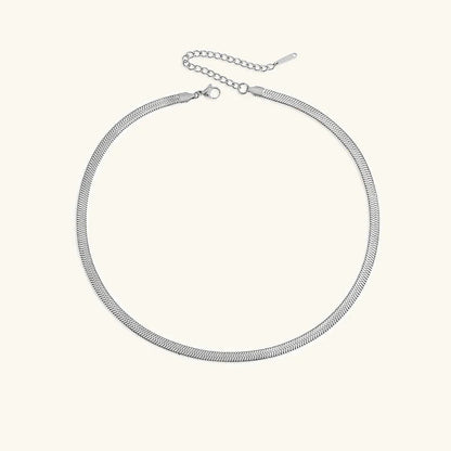 [ElanLuxe]Elizabeth Gold Herringbone Necklace