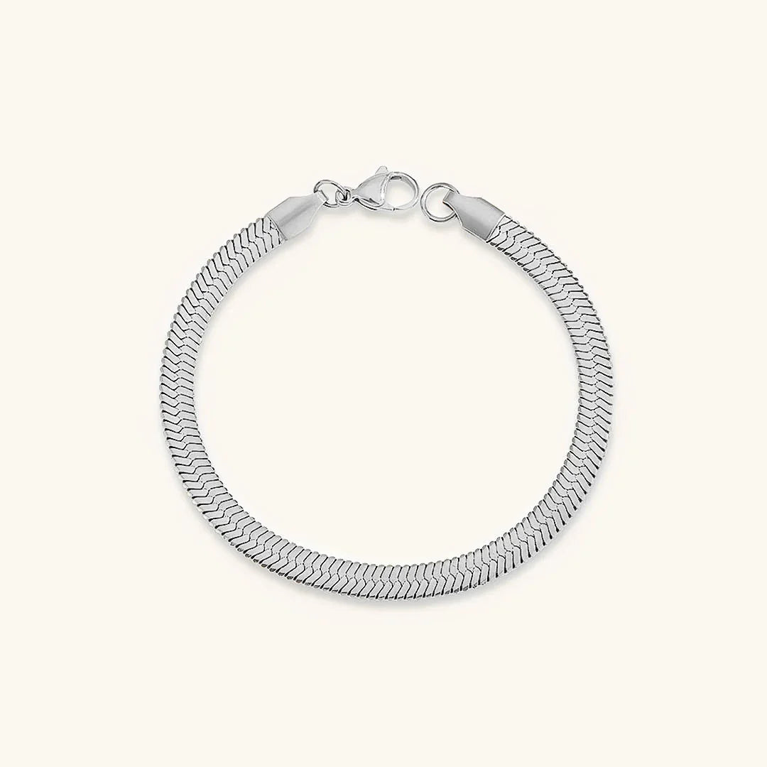 [ElanLuxe]Vida Gold Herringbone Bracelet
