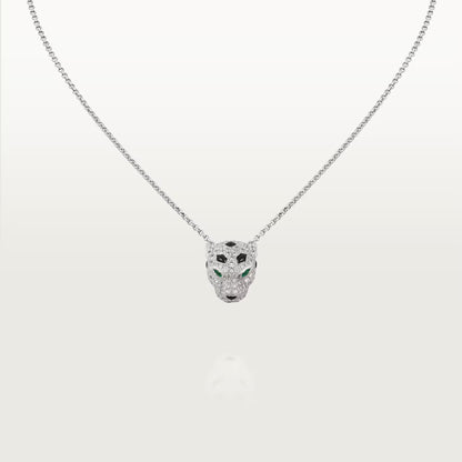[ElanLuxe Jewelry]PANTHERE FULL DIAMOND NECKLACE