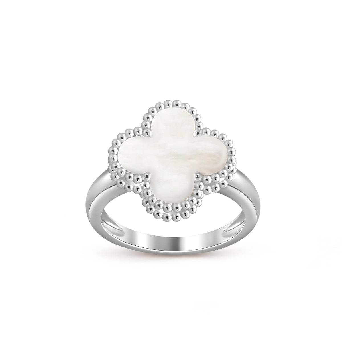 [ElanLuxe Jewelry]CLOVER SILVER RING COLLECTION