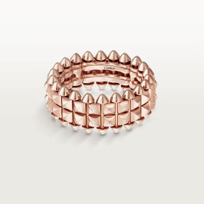 [ElanLuxe Jewelry]CLASH 9.2MM DOUBLE ROW RING