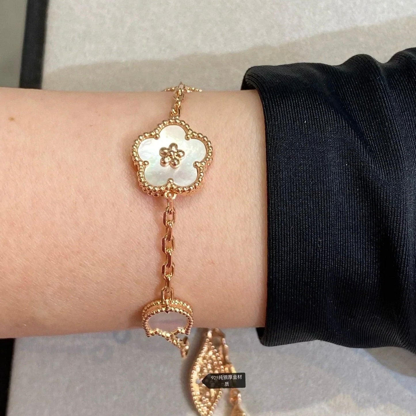 [ElanLuxe Jewelry]LUCKY SPRING 5 MOTIF BRACELET