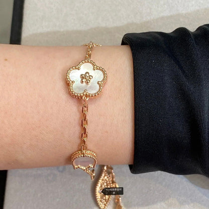 [ElanLuxe Jewelry]LUCKY SPRING 5 MOTIF BRACELET