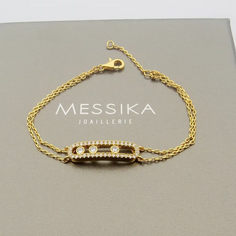 [ElanLuxe Jewelry] Move Classique pav茅 bracelet