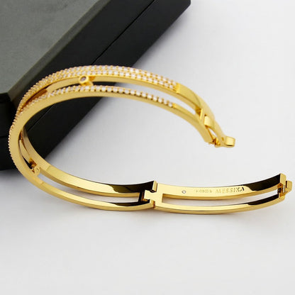 [ElanLuxe Jewelry]Move Romane pav茅 bangle