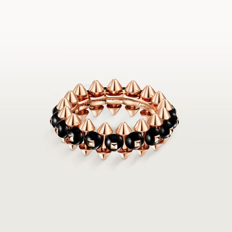 [ElanLuxe Jewelry]CLASH 7.9MM AGATE CHALCEDONY RING
