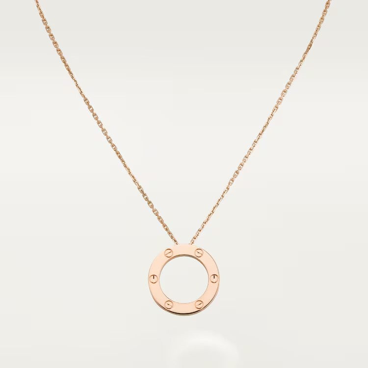 [ElanLuxe Jewelry]LOVE NECKLACE 16MM