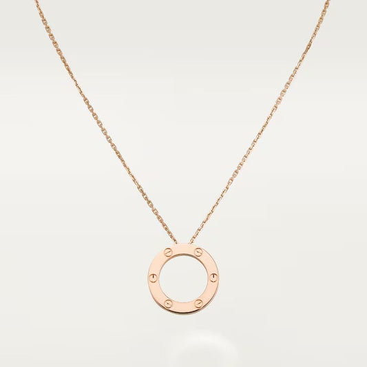 [ElanLuxe Jewelry]LOVE NECKLACE 16MM