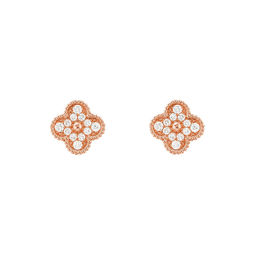 [ElanLuxe Jewelry]CLOVER  9.5MM EARRINGS COLLECTION
