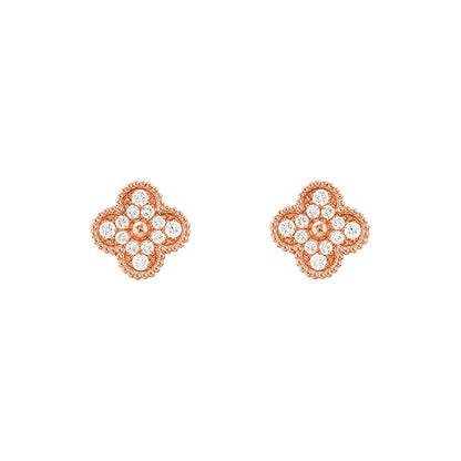 [ElanLuxe Jewelry]CLOVER  9.5MM EARRINGS COLLECTION