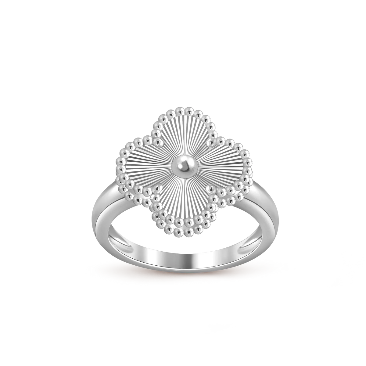 [ElanLuxe Jewelry]CLOVER SILVER RING COLLECTION