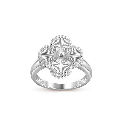 [ElanLuxe Jewelry]CLOVER SILVER RING COLLECTION