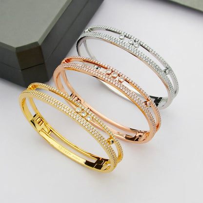 [ElanLuxe Jewelry]Move Romane pav茅 bangle