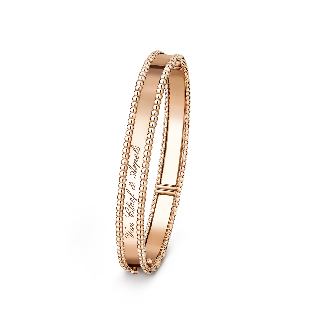[ElanLuxe Jewelry]CLOVER PERLEE BRACELET SIGNATURE ENGRAVING SERIES