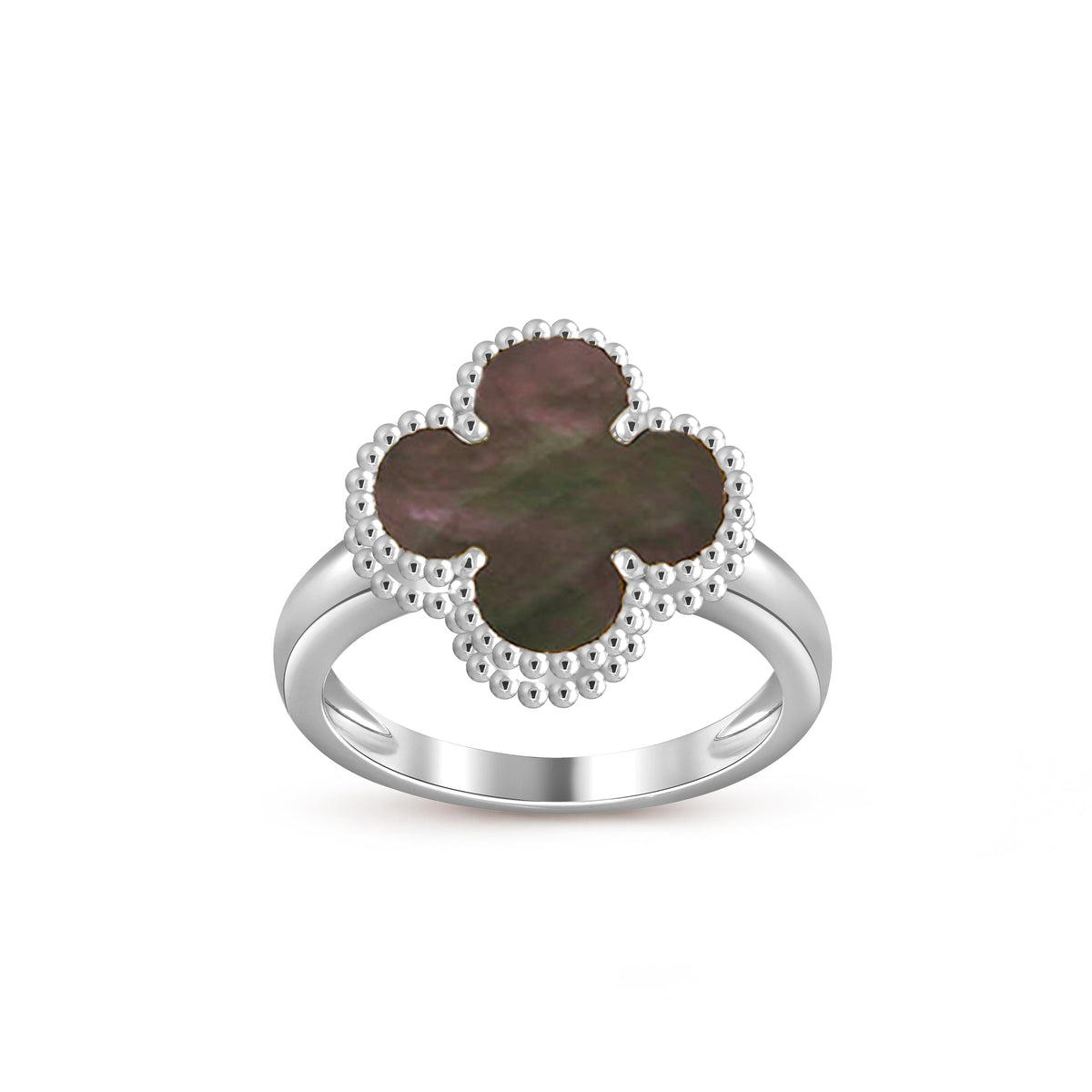[ElanLuxe Jewelry]CLOVER SILVER RING COLLECTION