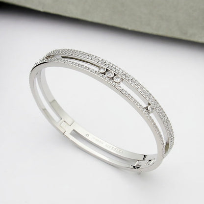 [ElanLuxe Jewelry]Move Romane pav茅 bangle