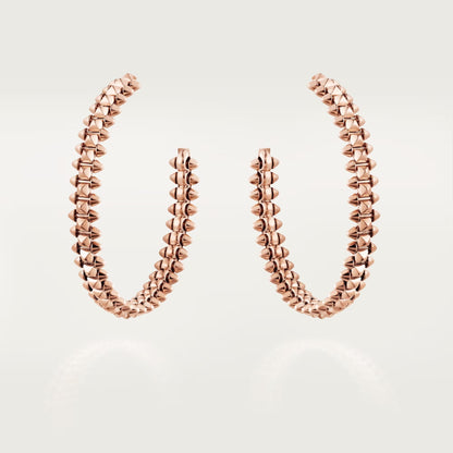 [ElanLuxe Jewelry]CLASH HOOP LARGE EARRINGS
