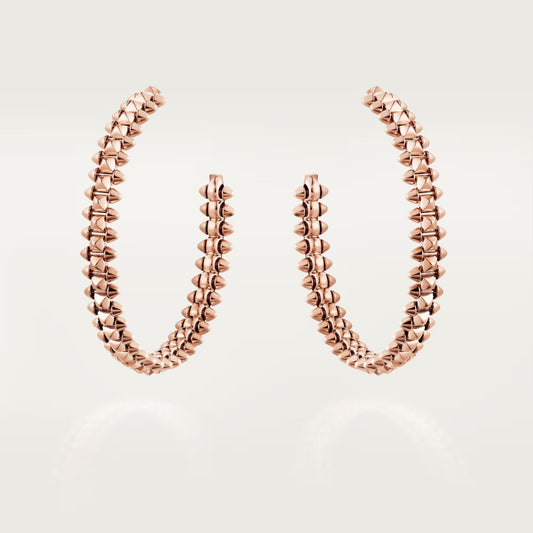 [ElanLuxe Jewelry]CLASH HOOP LARGE EARRINGS