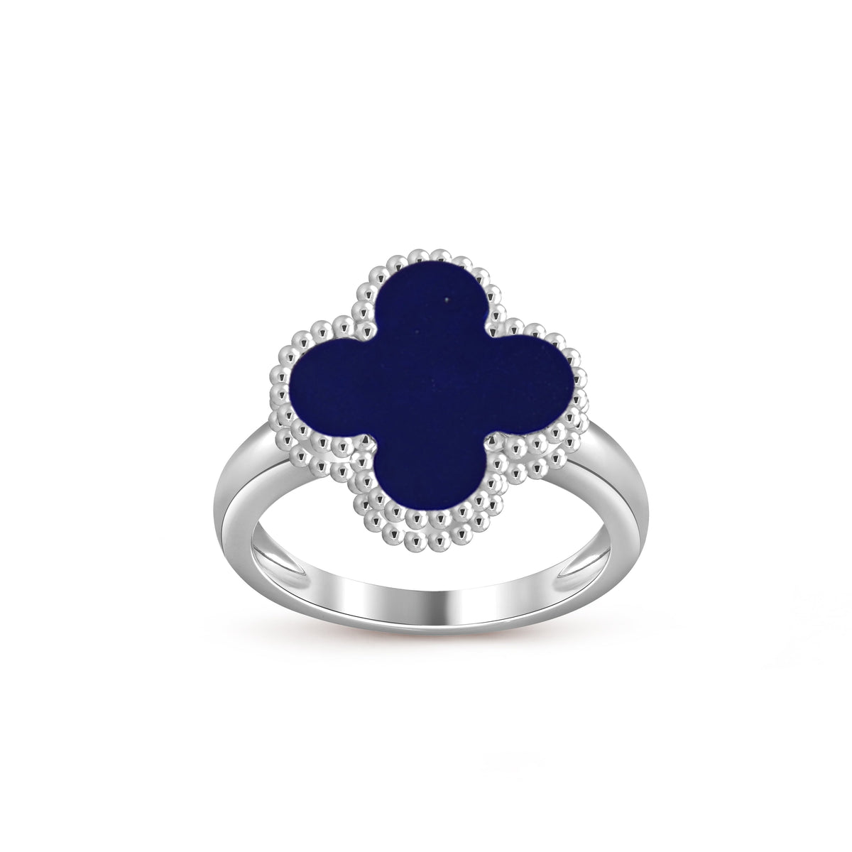 [ElanLuxe Jewelry]CLOVER SILVER RING COLLECTION