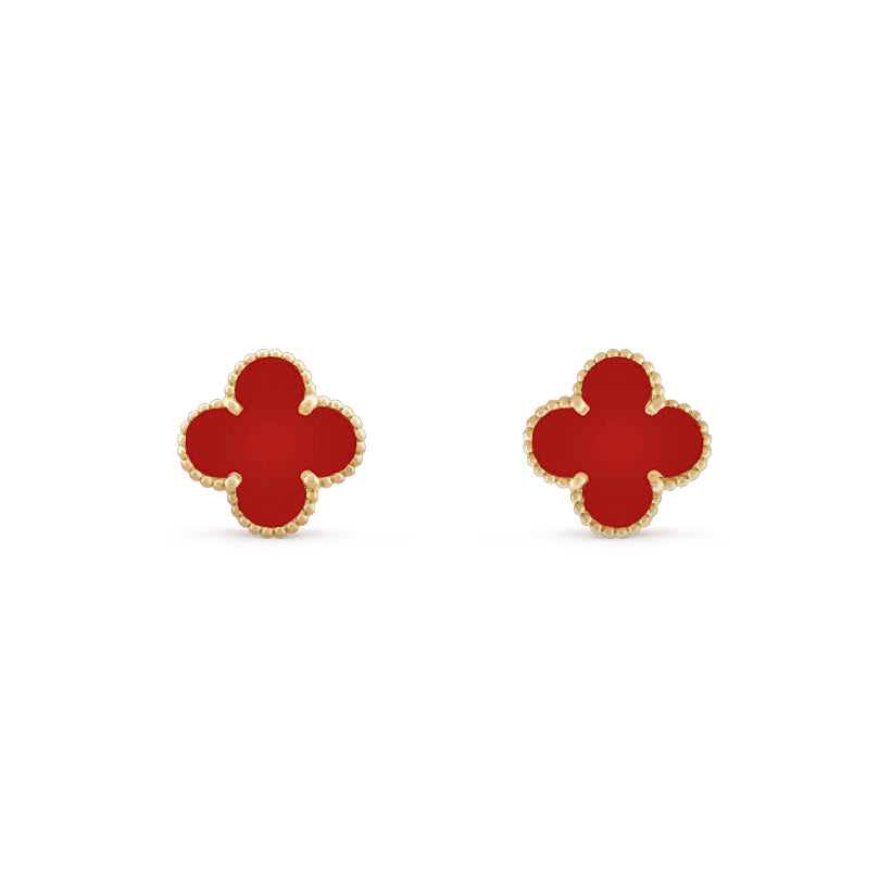 [ElanLuxe Jewelry]CLOVER 15MM EARRINGS COLLECTION