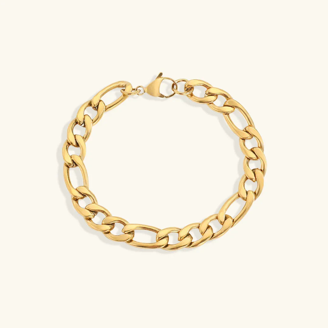 [ElanLuxe]Saturn Gold Chain Bracelet