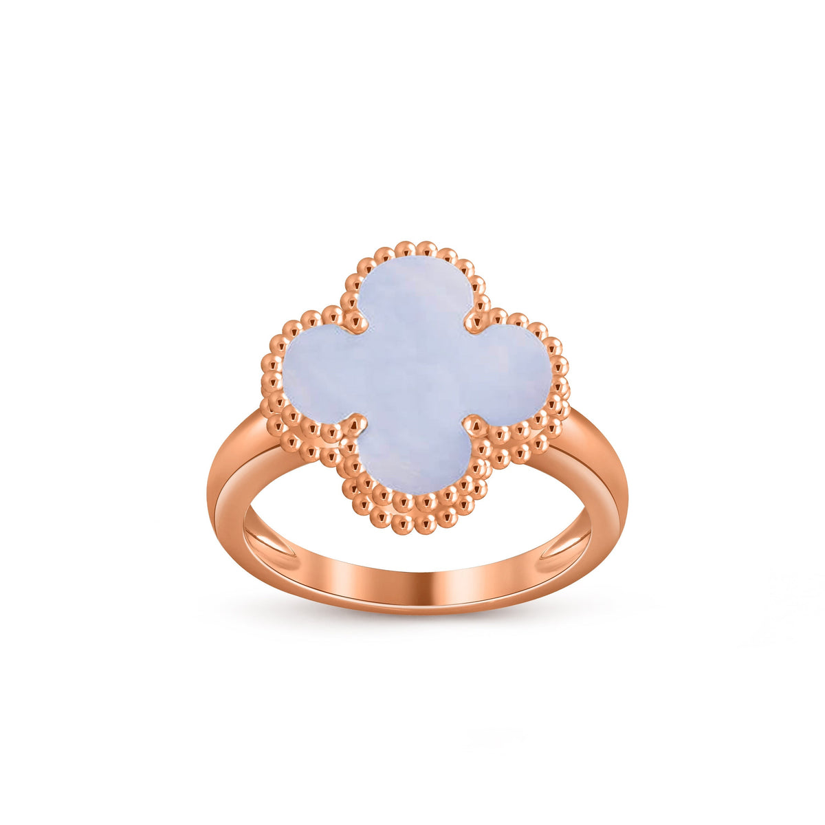 [ElanLuxe Jewelry]CLOVER RING ROSE GOLD COLLECTION