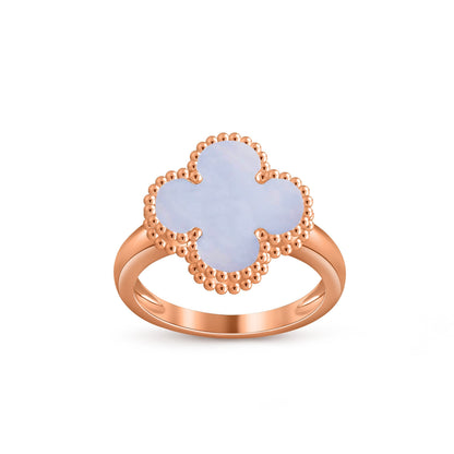 [ElanLuxe Jewelry]CLOVER RING ROSE GOLD COLLECTION