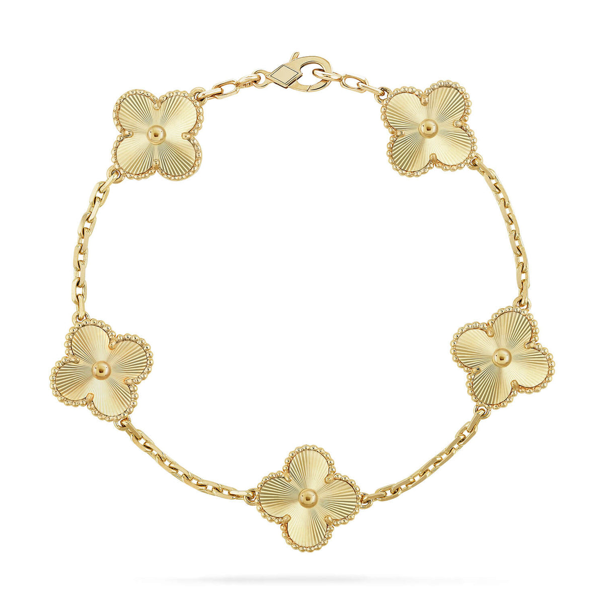 [ElanLuxe Jewelry]Clover & Clash Bracelet 3-Piece Stack set