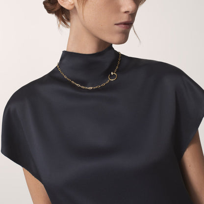 [ElanLuxe Jewelry]JUSTE NECKLACE FULL DIAMONDS