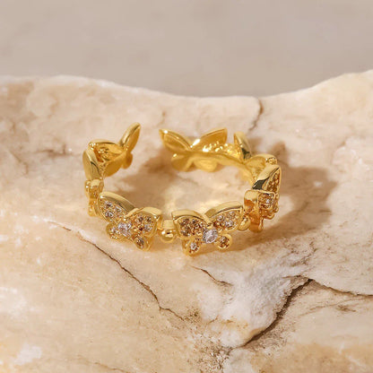 [ElanLuxe]Colleen Butterfly Gold Ring