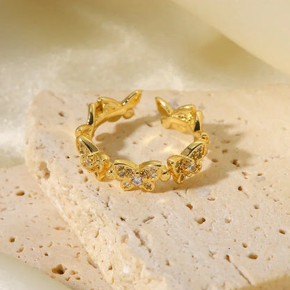 [ElanLuxe]Colleen Butterfly Gold Ring
