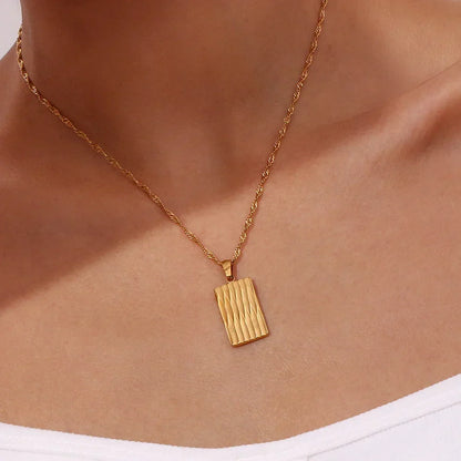 [ElanLuxe]Dahlia Gold Necklace