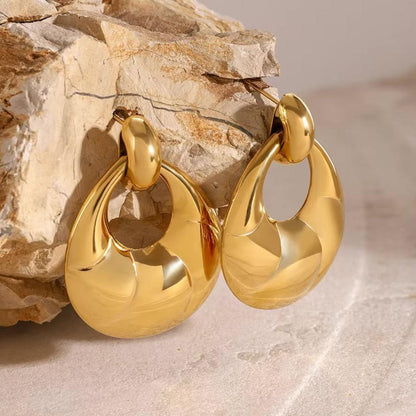 [ElanLuxe]Coralyn Gold Earrings