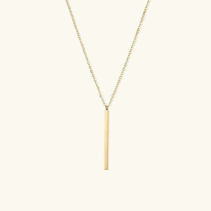 [ElanLuxe]Allison Gold Bar Necklace