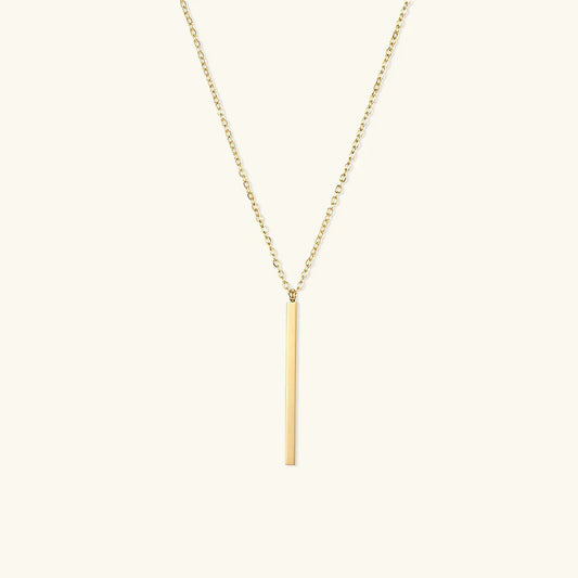 [ElanLuxe]Allison Gold Bar Necklace