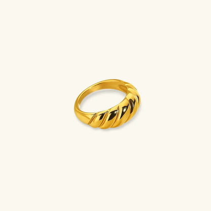 [ElanLuxe]Amaia Gold Croissant Ring