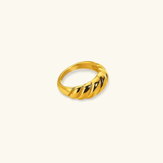 [ElanLuxe]Amaia Gold Croissant Ring