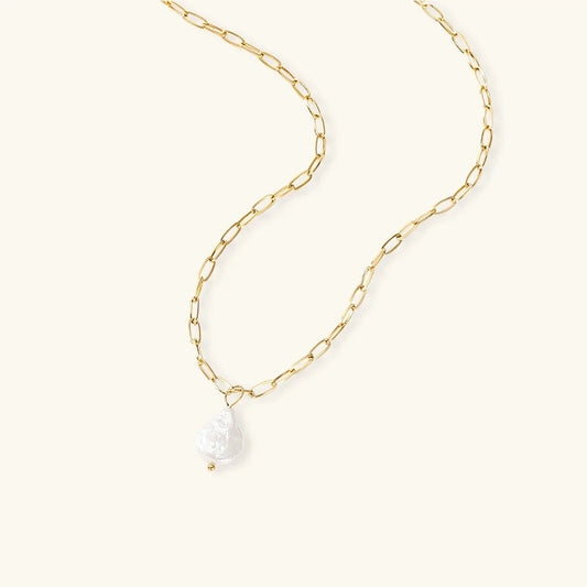 [ElanLuxe]Angelica Freshwater Pearl Necklace