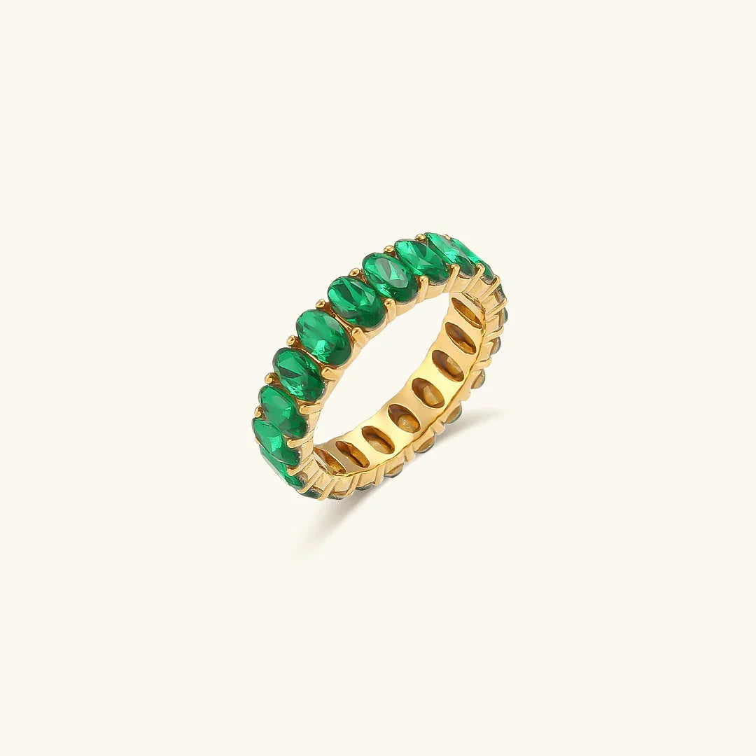 [ElanLuxe]Antoinette Diamond Simulant Gold Ring