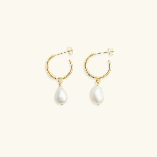 [ElanLuxe]Asa Freshwater Pearl Earrings