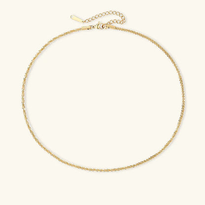 [ElanLuxe]Audrey Gold Chain Necklace